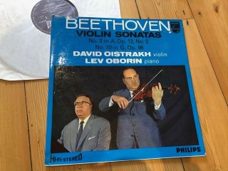 Philips SAL 3417 - Beethoven - Violin Sonatas 2 & 10 - Oistrakh/ Oborn ED1 (83) 2