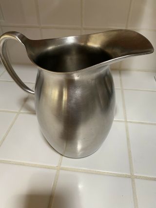 Crusader Ware Lalance & Grosjean Stainless Pitcher