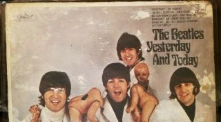 Beatles yesterday and today butcher cover 3rd state peel Album VG too 2