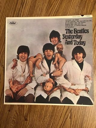 The Beatles 3rd State Mono Butcher Cover In Just Peeled 3