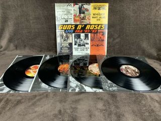 Guns N Roses " Live Era ‘87 - ‘93 " 4lp Vinyl Record/memorabilia/pick/metallica