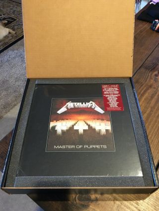 Metallica Master Of Puppets Deluxe Remaster Box Set Vinyl/cd/dvd/cassette