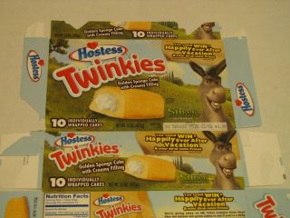 Hostess (Pre - Bankruptcy Interstate Brands) Twinkies Shrek Donkey Collectible Box 2