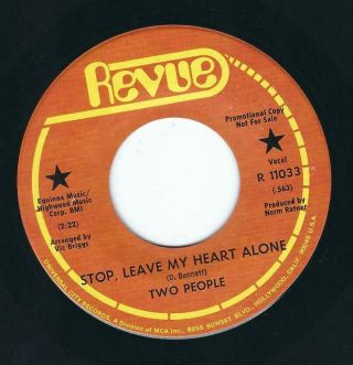 Northern Soul - Two People Revue 11033 Stop,  Leave My Heart Alone / Love Dust ♫