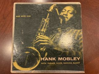 Hank Mobley Quintet Lp Blue Note Blp 1550 Us 1958 Ear Mono 47 W.  63rd Art Blakey