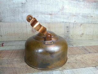 Antique Copper Teapot Tea Pot Kettle Unusual 3