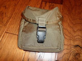 U.  S Military Marine Corps Coyote Brown Medic Pouch Molle First Aid
