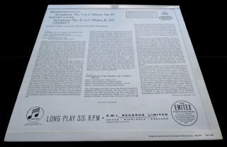Beethoven: Symphony No.  5 - George Szell Columbia SAX 2552 ED1 LP 5