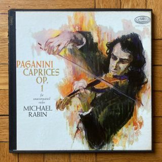 Michael Rabin / Paganini Caprices Capitol Spbr 8477 Ed1 Stereo 2lp Box Set