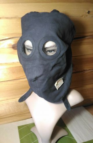 Face Protection Mask With Glasses Cloth Fabric Of The Air Force Of The Navy