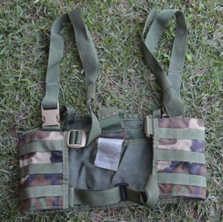 Us Military Rack Load Bearing Vest Woodland Camo - Specialty Defense Systems