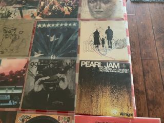 Pearl Jam COMPLETE Ten Club Holiday Single Vinyl Record Set Let Me Sleep 6