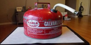 Vintage Eagle 2.  5 Gallon Gas Can