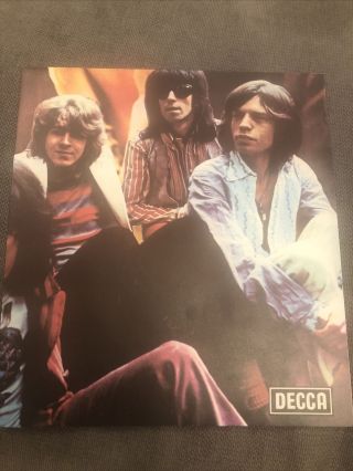 The Rolling Stones Let It Bleed Lp Uk 1st Decca Mono With Poster
