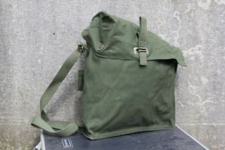 Surplus Vintage Swedish Army Shoulder Bag Olive Canvas Military