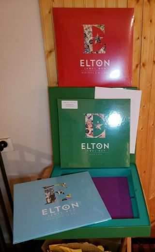 Elton John Complete Vinyl Jewel Box Set W/ Poster Limited Ed. ,  In Hand