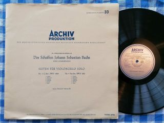 Archiv 14044 Apm Ed1 - J.  S.  Bach Cello Suites Enrico Mainardi Nm