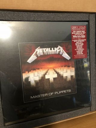Metallica Master Of Puppets Deluxe Remastered Box Set Vinyl/cd/dvd/cassette Etc.