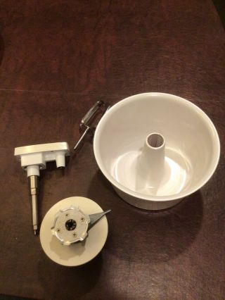 Vintage Nutone Built - In Food Center Mixer With Mixing Bowls.