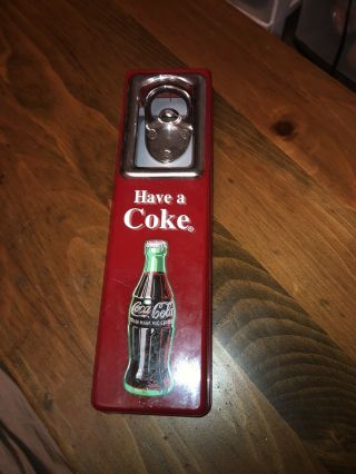 Coca - Cola Bottle Opener Cap Catcher Wall Mount “Have A Coke” 2