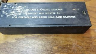 Vintage Military Battery Test Set Tester