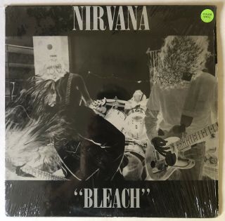 Nirvana: Bleach Lp - Pink Translucent Wax - Sub Pop Sp34 - No Erika - In Shrink
