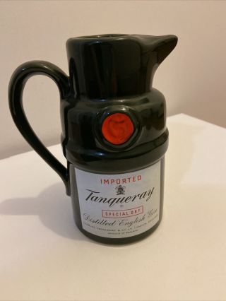 Vintage Tanqueray Special Dry Distilled English Gin Water Pitcher/pub Jug