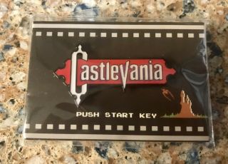 Vintage Mondo Nes Castlevania Pin/badge/button Rare? Halloween Comic Con Oop