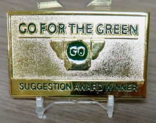 John Deere “go For The Green " Belt Buckle