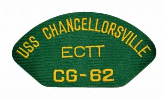 Uss Chancellorsville Cg - 62 Ectt (engineering Control Training Team) Green Hp