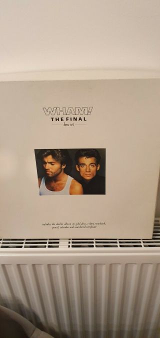 Wham ‘the Final’ Box Set 2 X Gold Vinyl Records With T Shirt