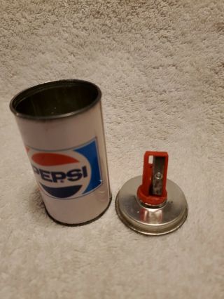 Rare Vintage Pepsi - Cola " Can " Pencil Sharpener