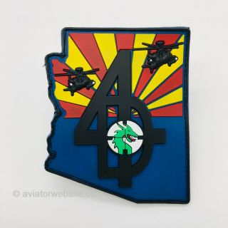 Boeing Ah - 64 " Apache " Attack Helicopter Pvc Morale Patch