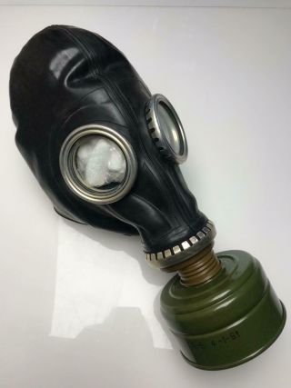 Black Gp - 5 Gas Mask Ussr (ГП - 5) Charcoal Filter & Bag Size (0,  1,  2,  3,  4)