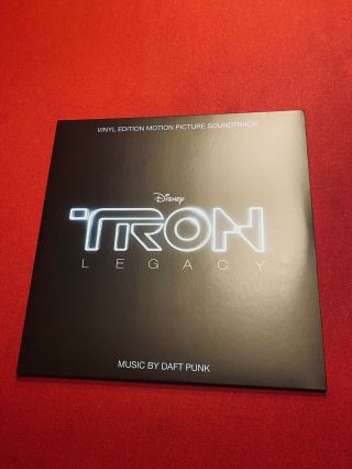 Daft Punk Tron: Legacy Vinyl Motion Picture Soundtrack Vg/vg,  2011 Rare
