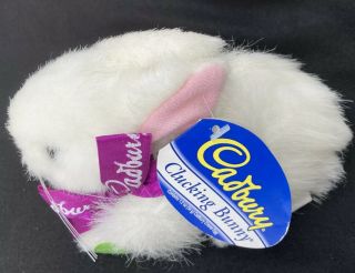 Cadbury Clucking White Easter Bunny 7” Plush With Tag 2013 Galerie