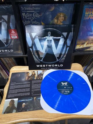 Westworld Season 1 Soundtrack Lp Dolores Blue Vinyl Record Album West World