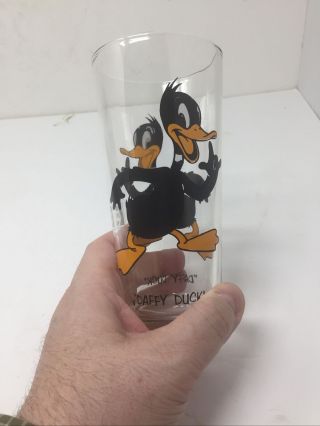 Vintage 1973 Pepsi Warner Bros.  Looney Tunes Daffy Duck Drinking Glass