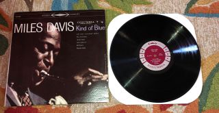 Rare Miles Davis Lp Kind Of Blue Ex Vinyl 6 Eyed Stereo Columbia Cs 8163