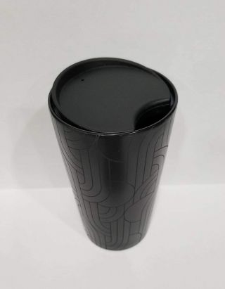 Starbucks Fall 2020 Black Geometric Ceramic Hot Cup Tumbler Mug 011116250 2