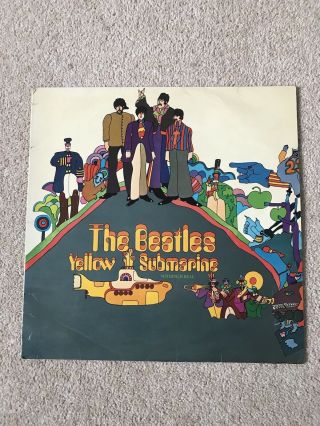 The Beatles - Yellow Submarine - Rare Mono - Red Lines - 1st Press Pmc 7070.  1969