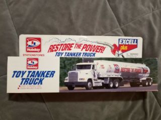 Holiday Station Stores Toy Tanker Truck - 14 " Length 18 Wheeler Limited Edition