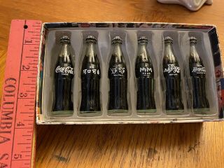 Vintage 1999 Coke Coca Cola 100 Year World Labels Mini Bottle Set 6 Mip