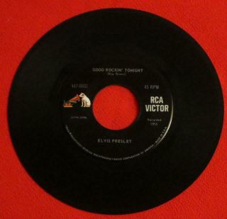 Elvis " Good Rockin Tonight " Dog On Side Gold Standard 447 - 0602 Rare