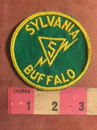 Old Vintage Sylvania Plant Buffalo York Advertising Patch 87y1