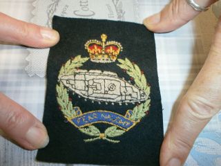 Vintage British Army Royal Tank Regiment Embroidered Patch