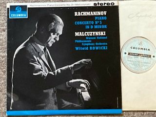 Columbia B/s - Sax 2515 - Malcuzynski - Rachmaninov - Piano Concerto No.  3