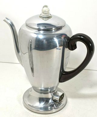 Vintage Mirro Matic 102m 8 Cup Electric Peculator Coffee Pot With All Parts Euc