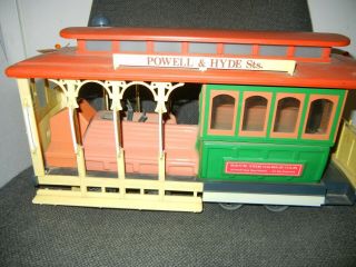 1983 San Francisco Cable Car Powell & Hyde St.  James Beam Distilling Decanters