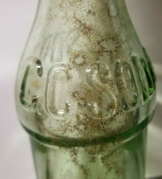 Early Coca - Cola Bottle Straight Sided Embossed C.  C.  Soda 6 1/2 Oz.
